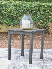 Cove Beach - Square End Table - Gray - R&R Furniture Gallery (Fountain Valley, CA)