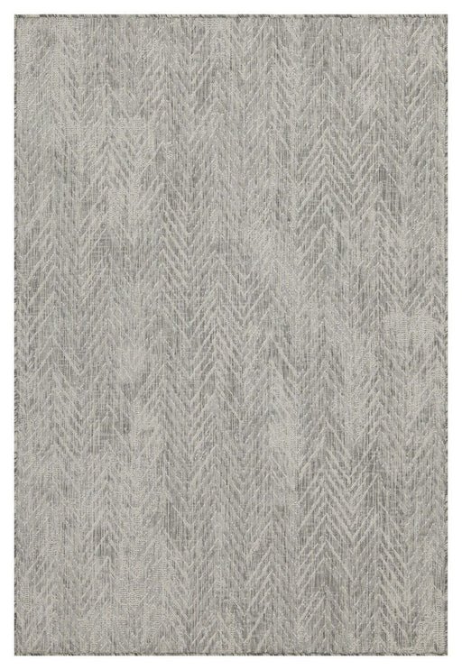Sunshine - 5'3" X 7'3" Indoor, Outdoor Area Rug - Silver - R&R Furniture Gallery (Fountain Valley, CA)