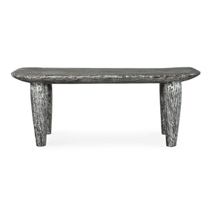 Fade To Black - Wood Bench - Black / White