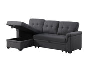 Lucca - Reversible Sleeper Sectional Sofa With Storage Chaise - R&R Furniture Gallery (Fountain Valley, CA)