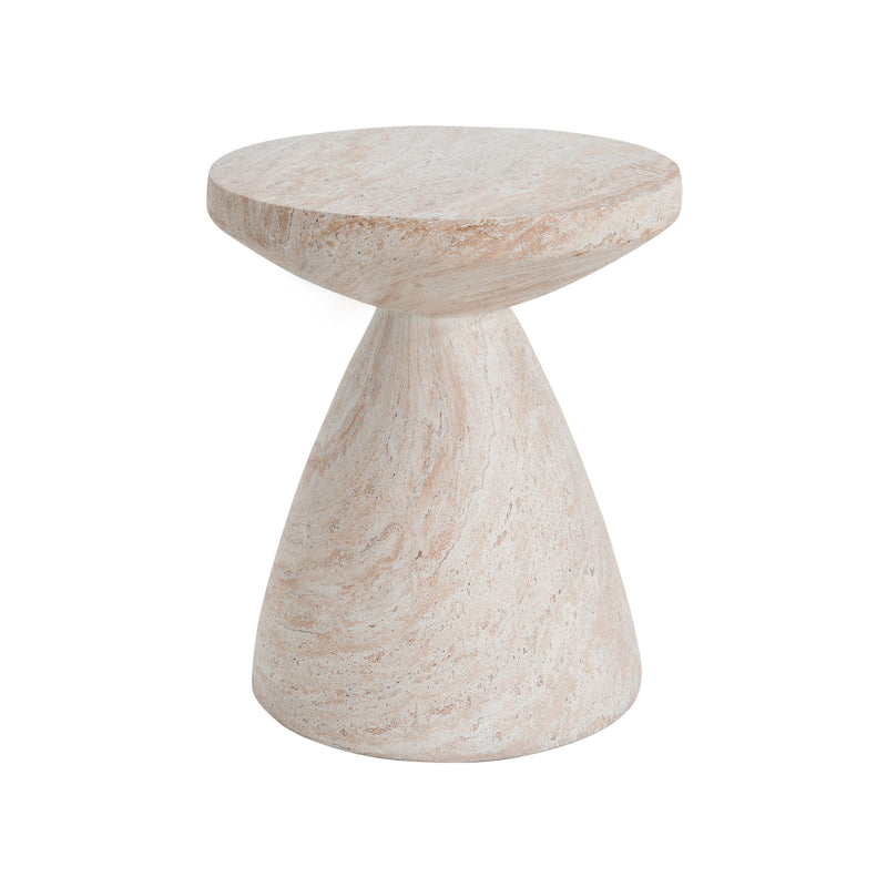 Outdoor / Indoor Lightweight Concrete Side Table - R&R Furniture Gallery (Fountain Valley, CA)