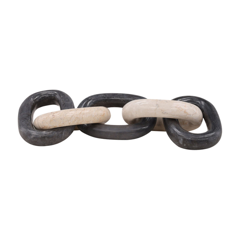 Yago - Chain Link - Cream And Black