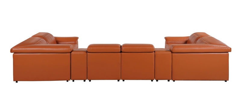 9762 - 8-Piece U-Shaped Sectional Sofa With 2 Power Recliners
