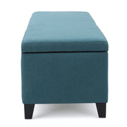 Contemporary Storage Ottoman Bench With Upholstery - R&R Furniture Gallery (Fountain Valley, CA)