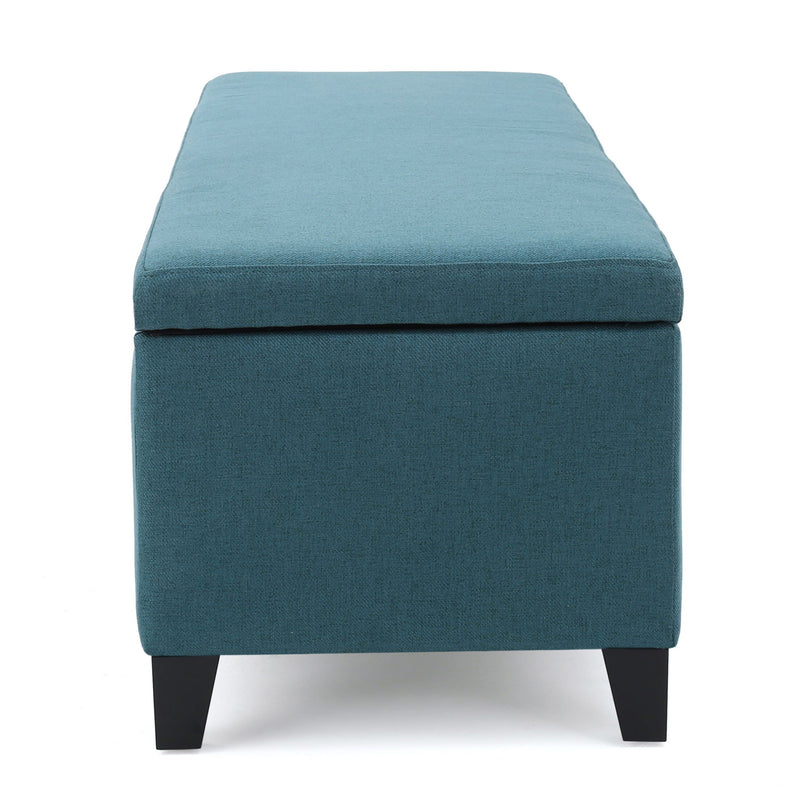 Contemporary Storage Ottoman Bench With Upholstery - R&R Furniture Gallery (Fountain Valley, CA)