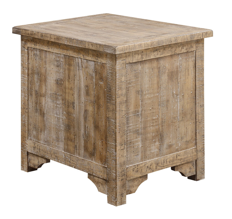 Chair Side Table - Taupe - R&R Furniture Gallery (Fountain Valley, CA)