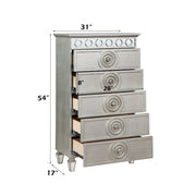 Varian - Chest - Silver & Mirrored - R&R Furniture Gallery (Fountain Valley, CA)