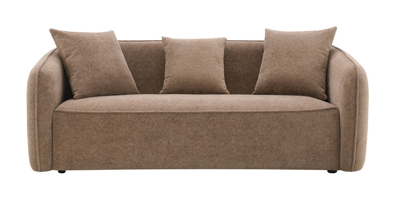Keith - Sofa With 3 Matching Color Toss Pillows