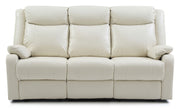 Glory Furniture contemporary three-seater reclining sofa with plush cushions and modern design, perfect for living rooms.