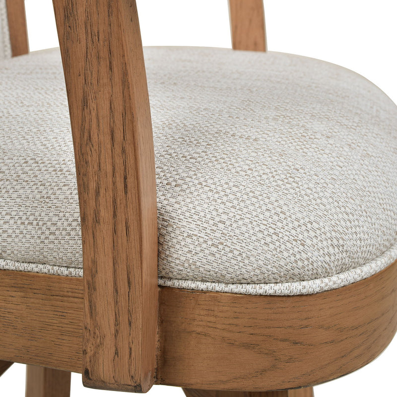 Williams - Swivel Bar Stool With Armrests - R&R Furniture Gallery (Fountain Valley, CA)