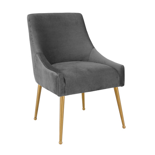 Beatrix - Pleated Velvet Side Chair - R&R Furniture Gallery (Fountain Valley, CA)