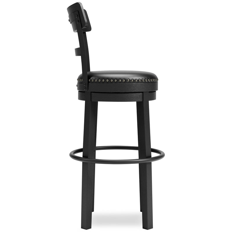 Valebeck - Tall Upholstered Swivel Barstool - R&R Furniture Gallery (Fountain Valley, CA)