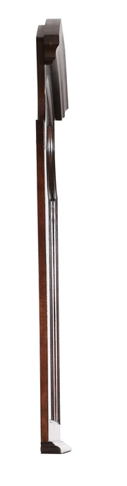 Glory Furniture Summit mirror with a sleek rectangular frame, reflecting a modern home interior.