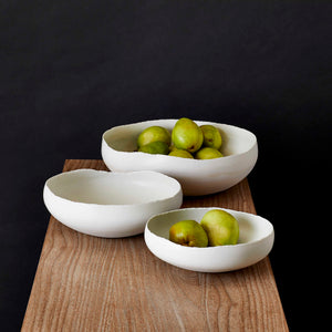 White Sand - Large Bowl - White