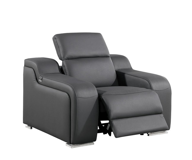 1116 - 7-Piece Modular Power Reclining Sofa, Loveseat & Chair Set In With 5 Power Recliners & Power Headrests