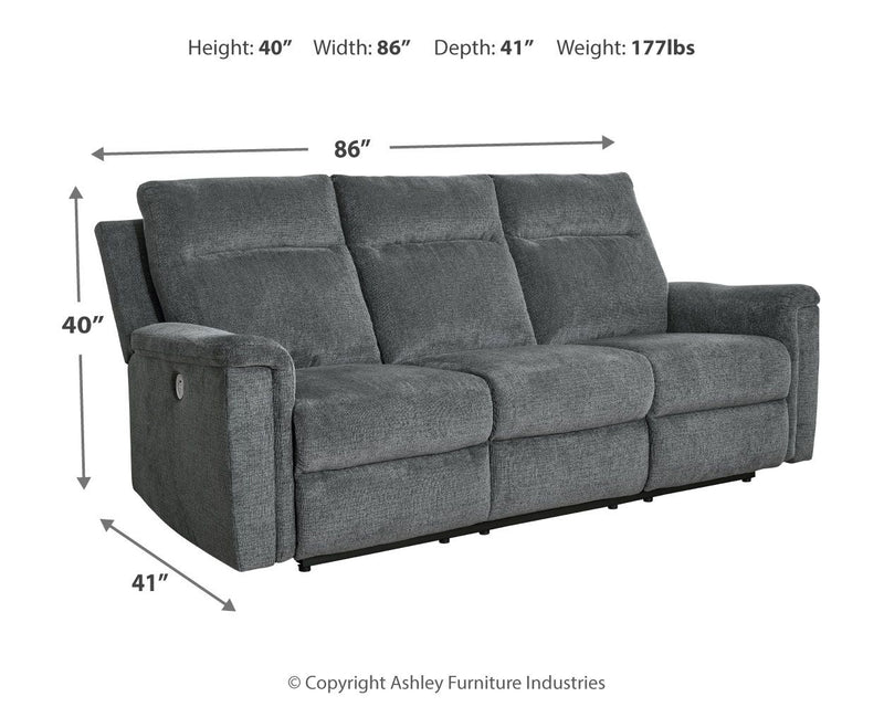 Barnsana - Power Reclining Sofa - R&R Furniture Gallery (Fountain Valley, CA)