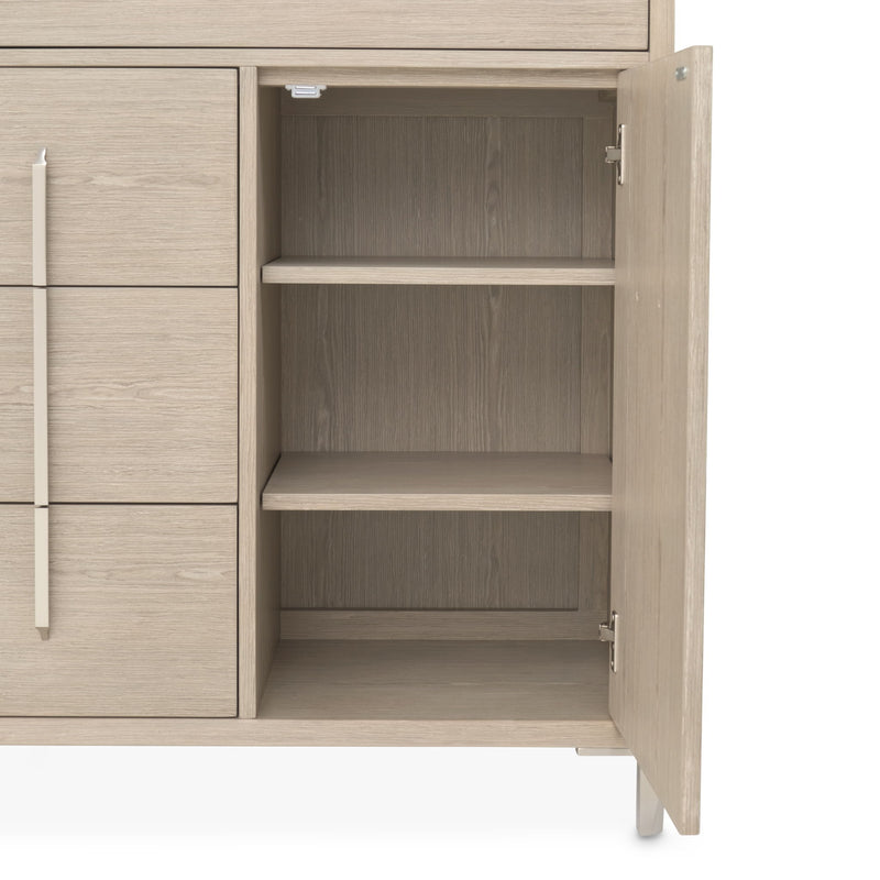 Lotus Bay - 5-Drawer Chest - Sand - R&R Furniture Gallery (Fountain Valley, CA)