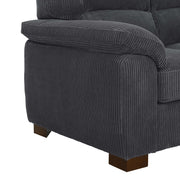 Vintage Inspired 3 Seat Sofa With Tufted Cushions - R&R Furniture Gallery (Fountain Valley, CA)