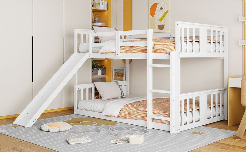 Bunk Bed With Convertible Ladder And Slide - R&R Furniture Gallery (Fountain Valley, CA)