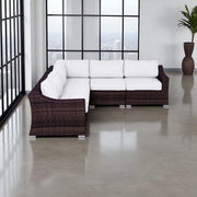 Outdoor Wicker Sofa Seating Group With Cushions - R&R Furniture Gallery (Fountain Valley, CA)