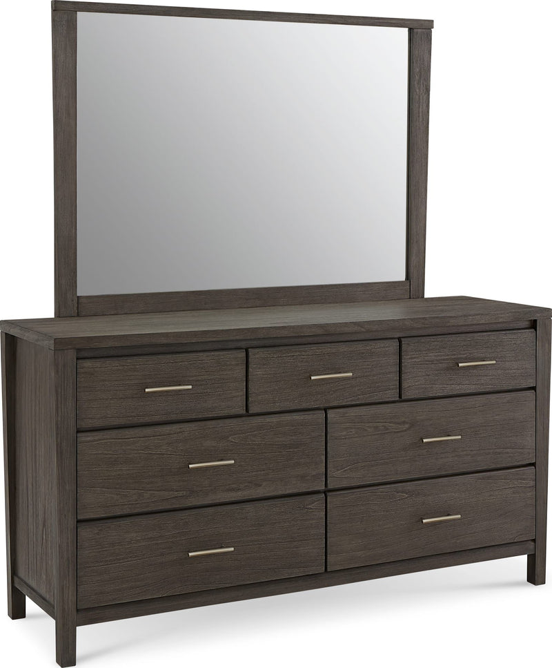 Nevis Dresser Mirror in Sharkskin
