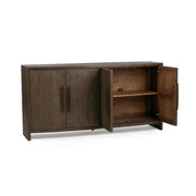 Estelle - 4 Door Buffet - Soft Cocoa - R&R Furniture Gallery (Fountain Valley, CA)