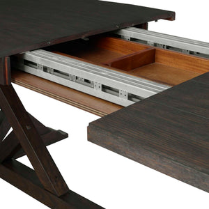 Low Country - Extension Dining Table - Brown / Woodtone