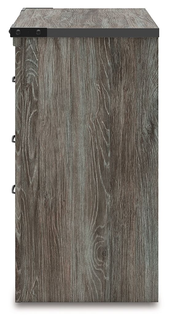 Frandern - Two Drawer Night Stand - Gray - R&R Furniture Gallery (Fountain Valley, CA)