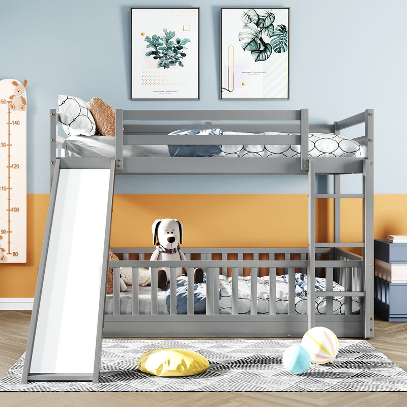 Functional Bunk Bed & Convertible Ladder And Slide - R&R Furniture Gallery (Fountain Valley, CA)