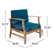 Perla - Contemporary Club Chair With Water Resistant Cushionі - R&R Furniture Gallery (Fountain Valley, CA)