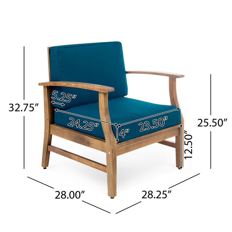 Perla - Contemporary Club Chair With Water Resistant Cushionі - R&R Furniture Gallery (Fountain Valley, CA)