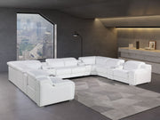 1116 - 12-Piece U-Shaped Sectional Sofa In With 4 Power Recliners & Power Headrests - R&R Furniture Gallery (Fountain Valley, CA)