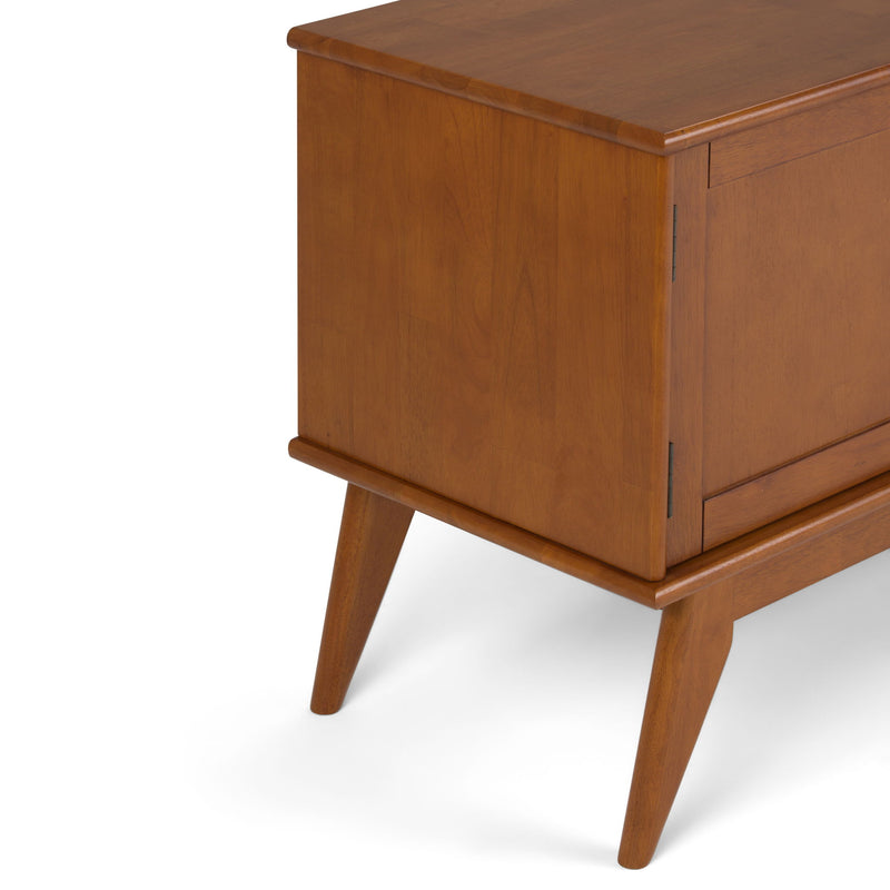 Draper - Handcrafted Mid Century Low TV Media Stand - R&R Furniture Gallery (Fountain Valley, CA)