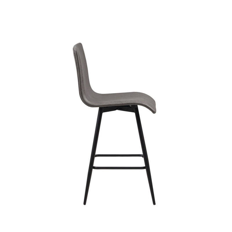 Swivel Counter Stool - Gray - R&R Furniture Gallery (Fountain Valley, CA)