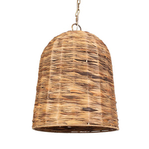 Rotorua - 1 Light Sea Grass Pendant - Light Brown