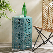 Galore - Side Table With Sunburst Cut Out Design - R&R Furniture Gallery (Fountain Valley, CA)