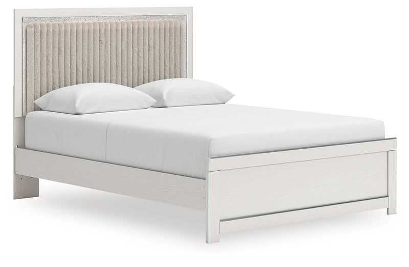 Zuraleus - Upholstered Panel Platform Bed With Roll Slats - R&R Furniture Gallery (Fountain Valley, CA)