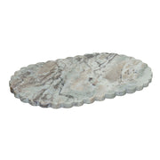 TOV Furniture Shabbat serving board with serving bowls, crafted from wood, ideal for traditional and festive table settings.