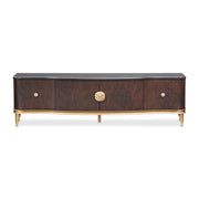 Camellia Field - Media Cabinet - Dark Brown - R&R Furniture Gallery (Fountain Valley, CA)