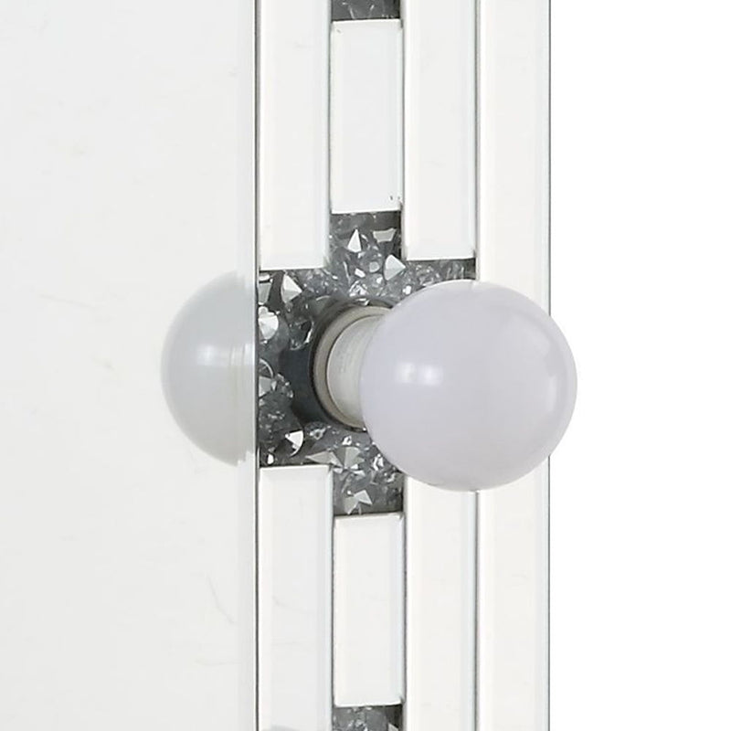 Noralie - Accent Mirror - Faux Diamonds & Mirrored - R&R Furniture Gallery (Fountain Valley, CA)