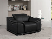2679 - Power Reclining Chair With Power Headrest In Genuine Leather - R&R Furniture Gallery (Fountain Valley, CA)