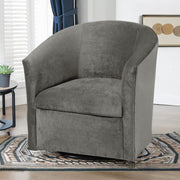 Eden - Swivel Chair With Upholstery And Hardwood Frame - R&R Furniture Gallery (Fountain Valley, CA)