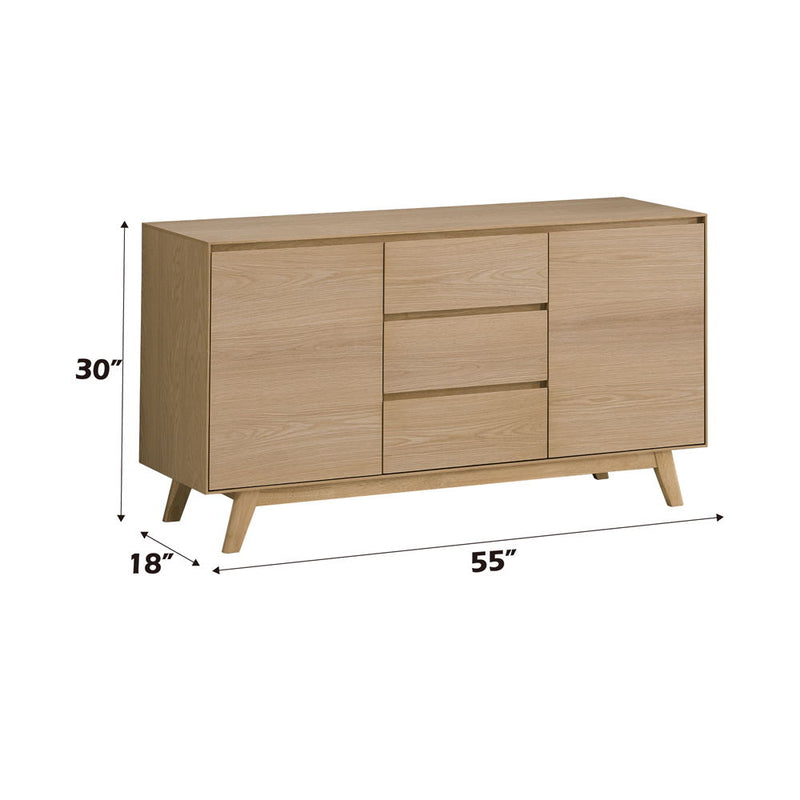 Kasem - Server - Oak - R&R Furniture Gallery (Fountain Valley, CA)