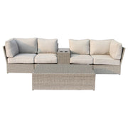 Stylish Modular Wicker Patio Seating Group - R&R Furniture Gallery (Fountain Valley, CA)