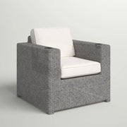 Elegant Patio Chair With Cushions - Gray - R&R Furniture Gallery (Fountain Valley, CA)