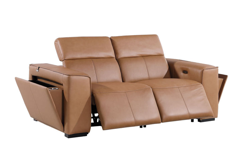1224 - 6-Piece Modular Power Reclining Sofa, Loveseat & Chair Set In With 5 Power Recliners & Power Headrests