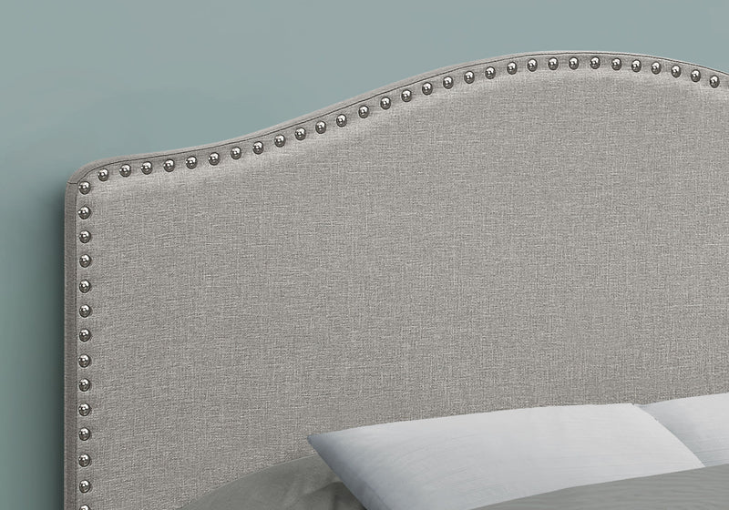 Full Size, Bed Headboard Only Upholstered, Transitional - Gray - R&R Furniture Gallery (Fountain Valley, CA)