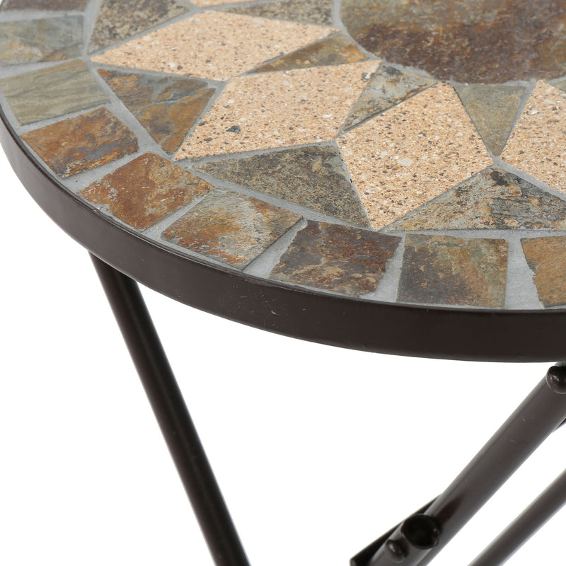 Silvester - End Table - Beige / Black - R&R Furniture Gallery (Fountain Valley, CA)