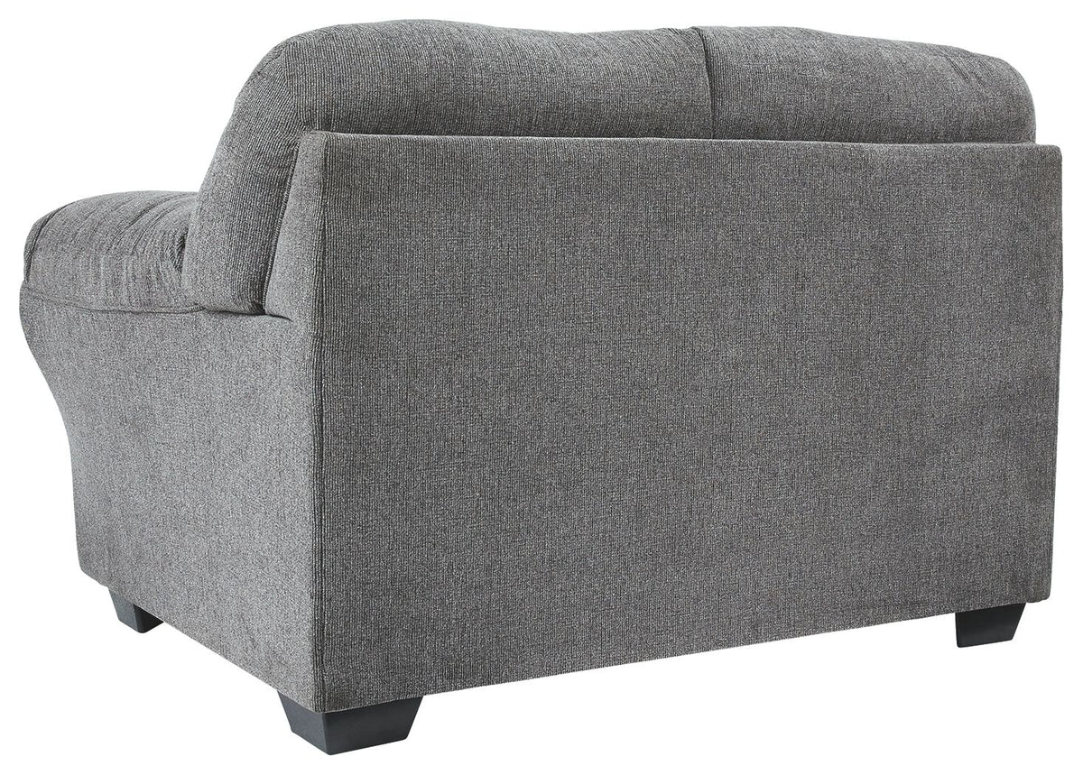 Allmaxx - Loveseat - Pewter - R&R Furniture Gallery (Fountain Valley, CA)