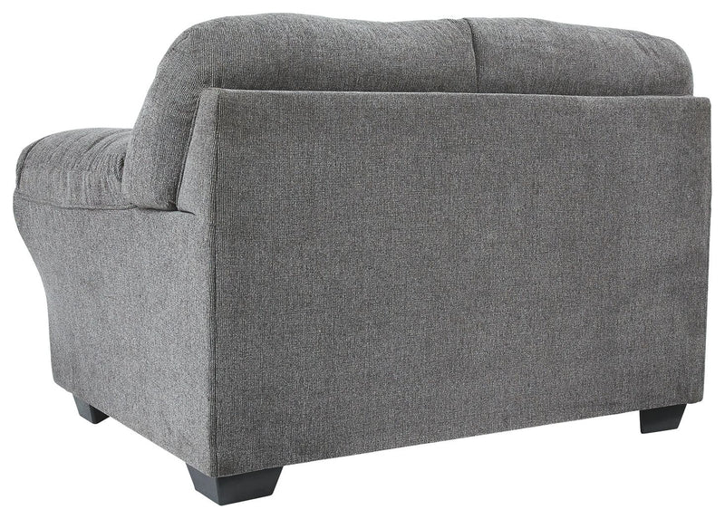 Allmaxx - Loveseat - Pewter - R&R Furniture Gallery (Fountain Valley, CA)